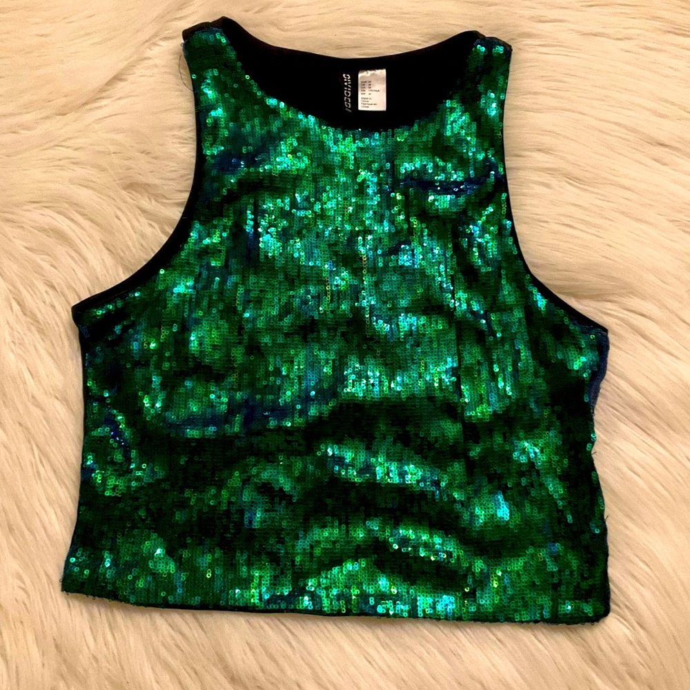 H&M sequin top